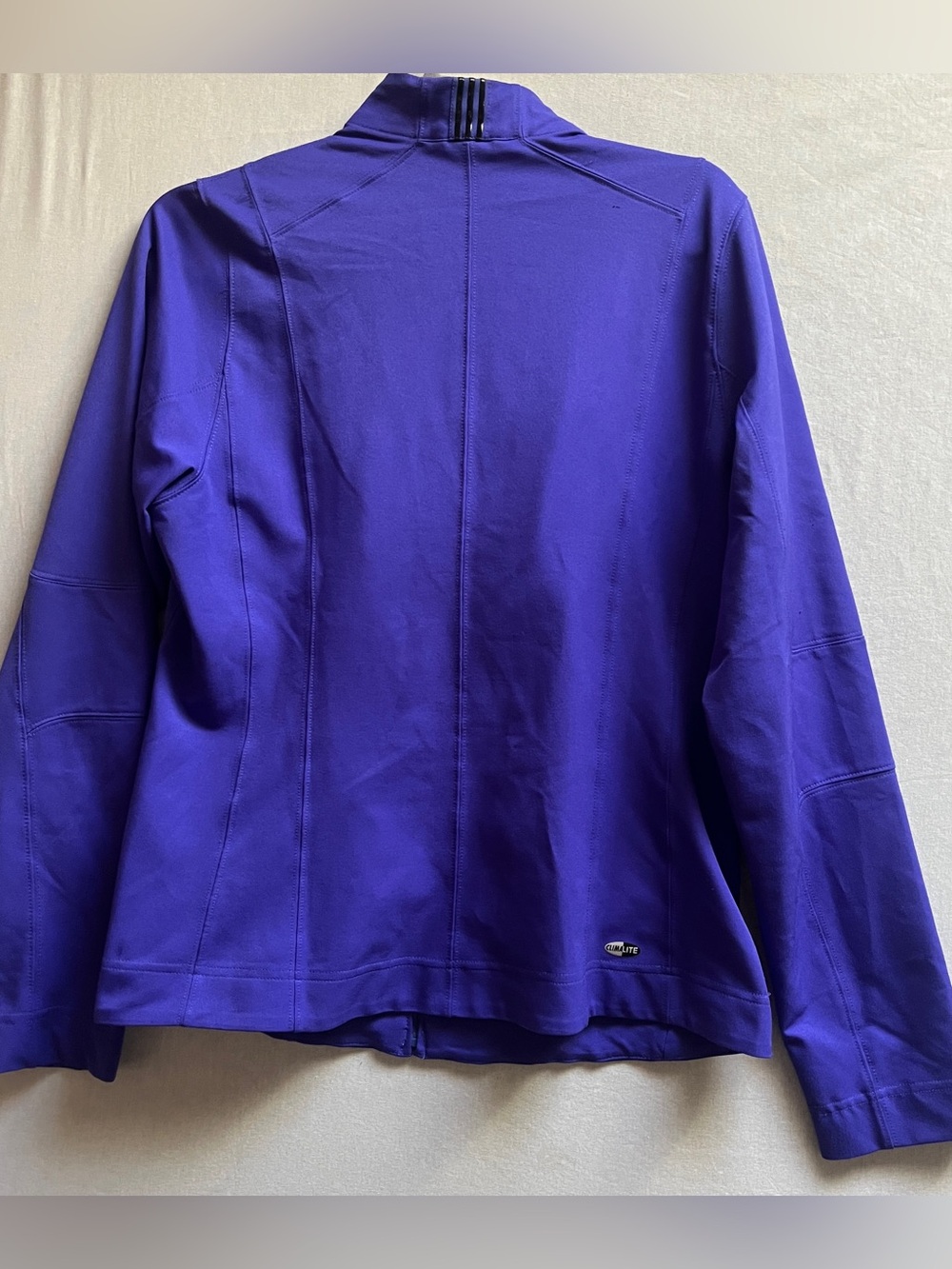 Adidas Women's Size M Purple Climalite Full-Zip Athletic Track Jacket - Picture 2 of 11